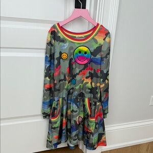 Vibrant Smiley Kids Dress